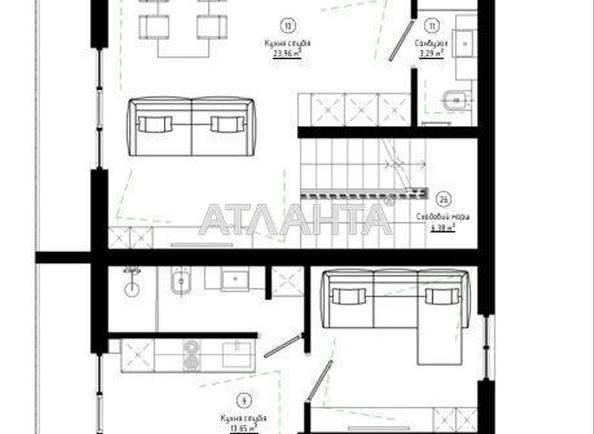3-комнатная квартира по адресу ул. Посмитного (площадь 140 м²) - Atlanta.ua - фото 10