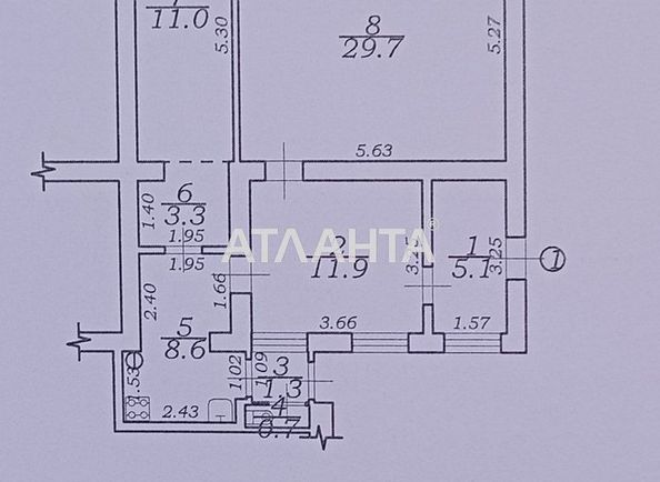 3-rooms apartment apartment by the address st. Degtyarnaya Sovetskoy militsii (area 72 m²) - Atlanta.ua - photo 8