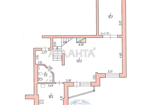 Багатокімнатна квартира за адресою вул. Чорноморська (площа 137 м²) - Atlanta.ua - фото 18
