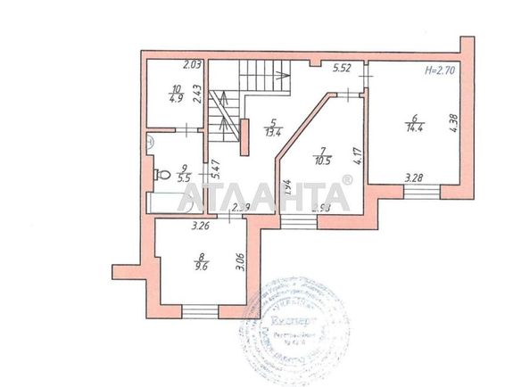 Багатокімнатна квартира за адресою вул. Чорноморська (площа 137 м²) - Atlanta.ua - фото 19