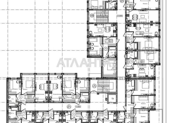 1-комнатная квартира по адресу ул. Тепличная (площадь 38,6 м²) - Atlanta.ua - фото 9