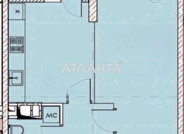 1-room apartment apartment by the address st. Prokhorovskaya Khvorostina (area 45,4 m²) - Atlanta.ua - photo 9