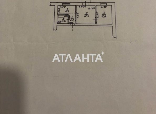 2-rooms apartment apartment by the address st. Prokhorovskaya Khvorostina (area 33 m²) - Atlanta.ua - photo 12