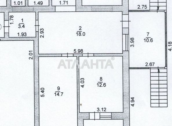 3-комнатная квартира по адресу ул. Парусная (площадь 107 м²) - Atlanta.ua - фото 2