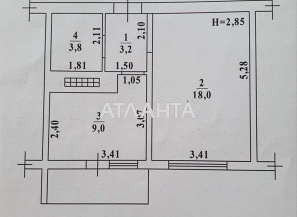 1-кімнатна квартира за адресою Люстдорфська дор. (площа 34,3 м²) - Atlanta.ua - фото 13