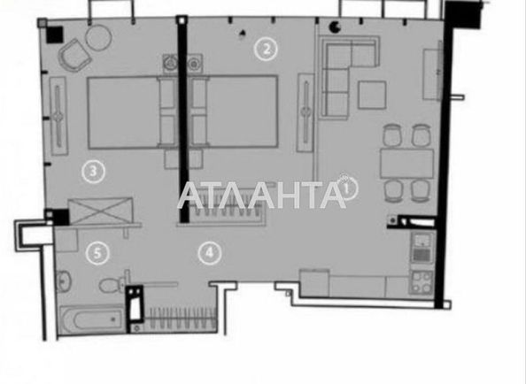 2-комнатная квартира по адресу ул. Дружбы народов (площадь 71,8 м²) - Atlanta.ua - фото 11
