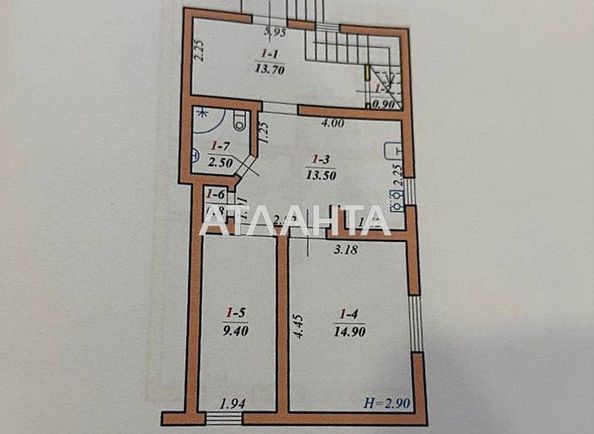 Будинок за адресою вул. Чернишевського Миколи (площа 116,8 м²) - Atlanta.ua - фото 22