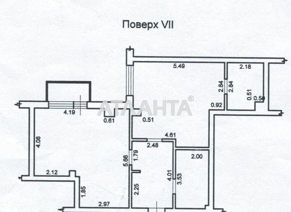 1-комнатная квартира по адресу ул. Отрадная (площадь 79 м²) - Atlanta.ua - фото 2