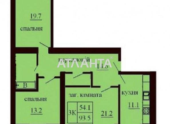 3-кімнатна квартира за адресою вул. Боголюбова (площа 93 м²) - Atlanta.ua - фото 21