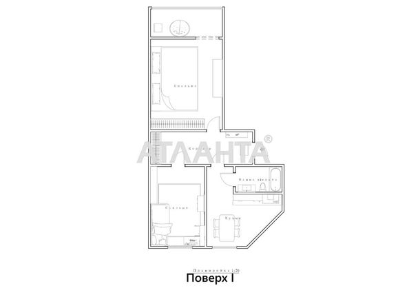 Багатокімнатна квартира за адресою вул. Відпочинку (площа 103,7 м²) - Atlanta.ua - фото 20
