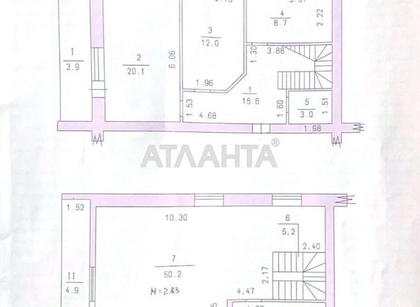 3-rooms apartment apartment by the address st. 40 let pobedy (area 130 m²) - Atlanta.ua