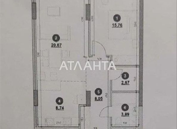 2-комнатная квартира по адресу ул. Володимира Великого (площадь 61,7 м²) - Atlanta.ua - фото 9
