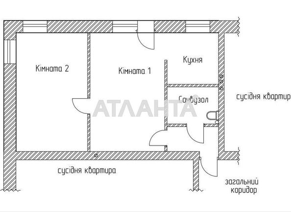 2-rooms apartment apartment by the address st. Kozatskaya (area 49,5 m²) - Atlanta.ua - photo 14