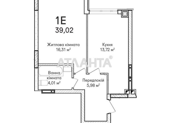 1-кімнатна квартира за адресою вул. Достоєвського (площа 40 м²) - Atlanta.ua - фото 10