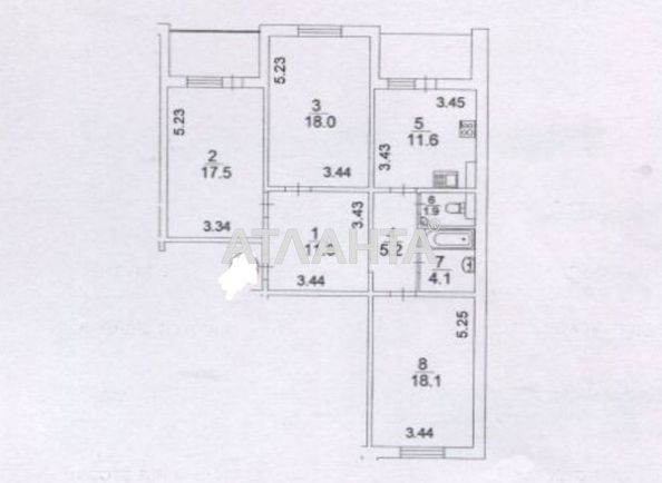 3-rooms apartment apartment (area 95,4 m²) - Atlanta.ua - photo 13