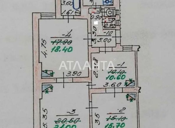 4+-rooms apartment apartment by the address st. Sadoviy (area 87,8 m²) - Atlanta.ua - photo 16