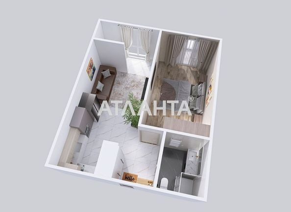 1-room apartment apartment by the address st. Roksolyani (area 45,2 m²) - Atlanta.ua - photo 17
