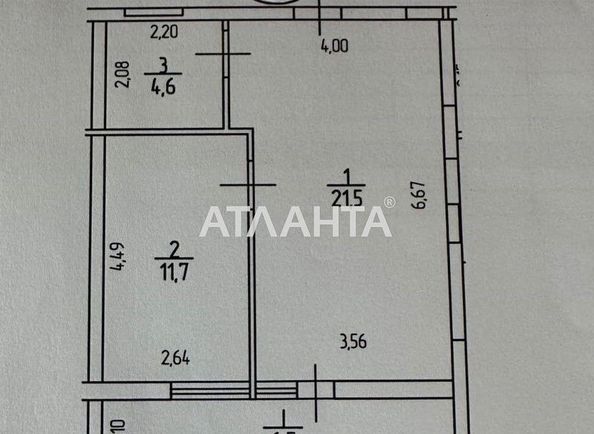 1-room apartment apartment by the address st. Dacha Kovalevskogo Amundsena (area 44,6 m²) - Atlanta.ua - photo 21