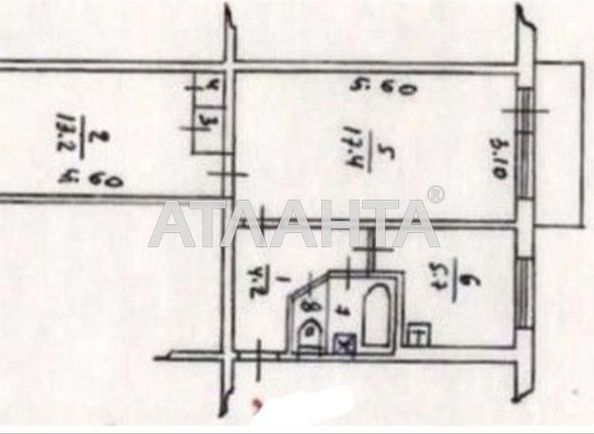 2-rooms apartment apartment by the address st. Parkovaya (area 46 m²) - Atlanta.ua - photo 2