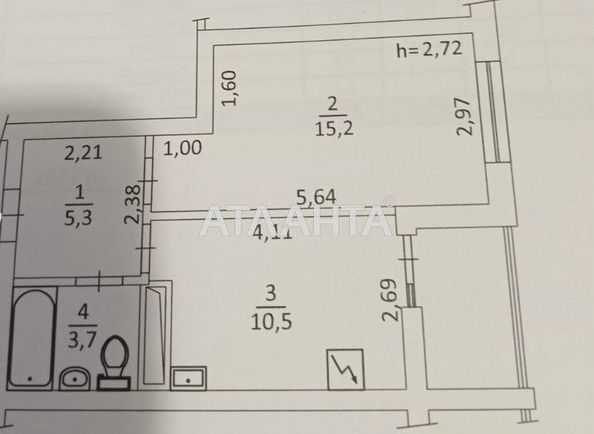 1-room apartment apartment (area 38 m²) - Atlanta.ua - photo 10
