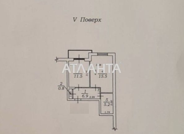 1-кімнатна квартира за адресою вул. Чехова (площа 41 м²) - Atlanta.ua - фото 11