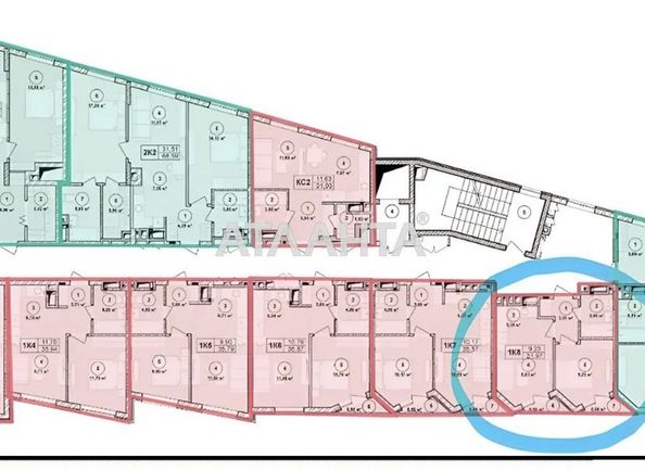 1-room apartment apartment by the address st. Lemkovskaya ul (area 32 m²) - Atlanta.ua - photo 4