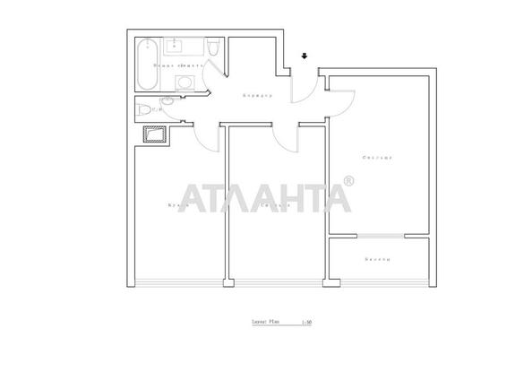 2-rooms apartment apartment by the address st. Basseynaya (area 61,8 m²) - Atlanta.ua - photo 18