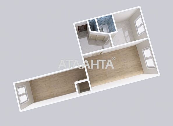 2-комнатная квартира по адресу ул. Петрова ген. (площадь 45 м²) - Atlanta.ua - фото 15
