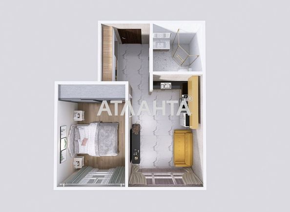 1-room apartment apartment by the address st. Geroev Maydana (area 37,5 m²) - Atlanta.ua - photo 8