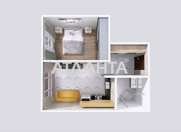1-room apartment apartment by the address st. Geroev Maydana (area 37,5 m²) - Atlanta.ua - photo 9