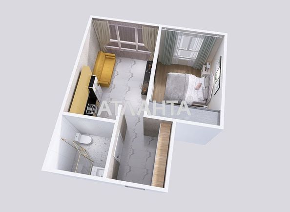 1-room apartment apartment by the address st. Geroev Maydana (area 37,5 m²) - Atlanta.ua - photo 11