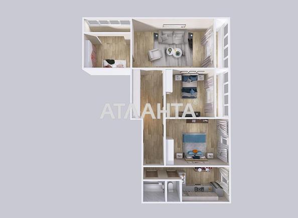 4+-rooms apartment apartment by the address st. Pasechnaya ul (area 79,6 m²) - Atlanta.ua - photo 21