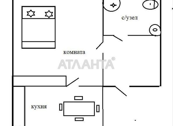 1-room apartment apartment by the address st. Gimnazicheskaya Inostrannoy kollegii (area 21 m²) - Atlanta.ua - photo 9