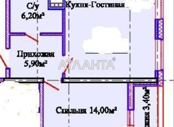 1-room apartment apartment by the address st. Kostandi (area 52 m²) - Atlanta.ua - photo 9