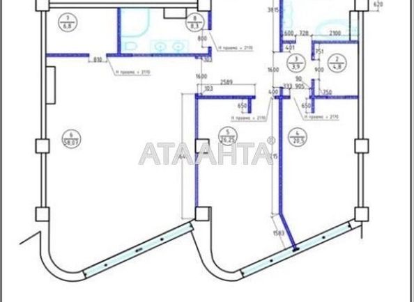 1-room apartment apartment by the address st. Morekhodnyy per (area 160 m²) - Atlanta.ua - photo 2