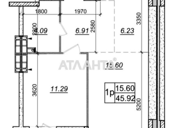2-кімнатна квартира за адресою вул. Приміська (площа 46 м²) - Atlanta.ua - фото 14