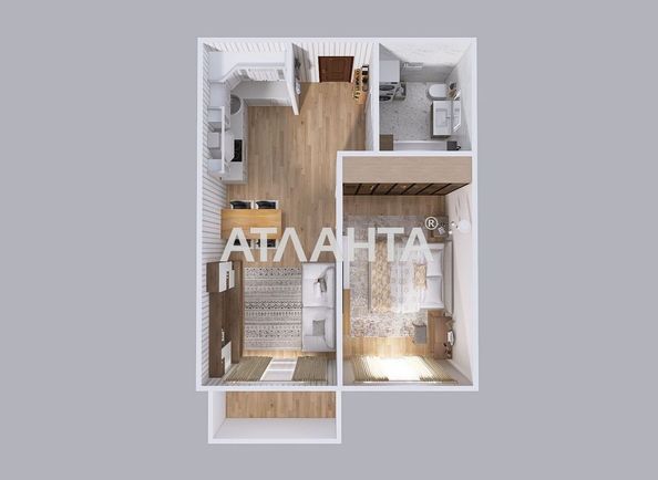1-room apartment apartment by the address st. Rudnenska (area 49,7 m²) - Atlanta.ua - photo 14