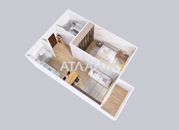 1-room apartment apartment by the address st. Rudnenska (area 49,7 m²) - Atlanta.ua - photo 16