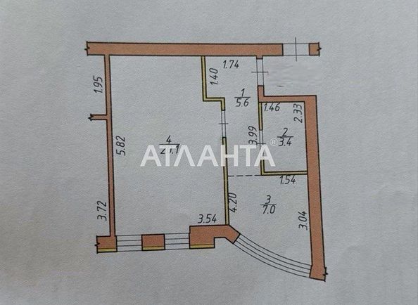 1-кімнатна квартира за адресою вул. Салтикова Щедріна Михайла (площа 36,1 м²) - Atlanta.ua - фото 7