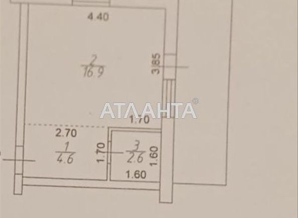 1-room apartment apartment by the address st. Shelukhina Sergeya Nevskogo Aleksandra (area 27,1 m²) - Atlanta.ua - photo 10