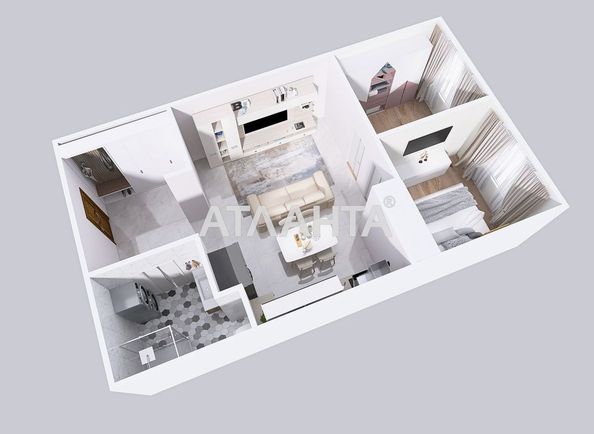 2-кімнатна квартира за адресою вул. Макаренка (площа 60 м²) - Atlanta.ua - фото 16
