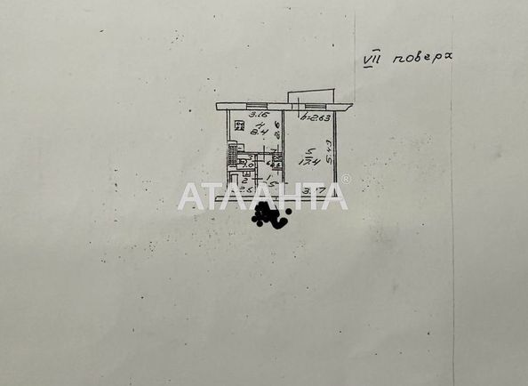 1-кімнатна квартира за адресою вул. Академіка Корольова (площа 35 м²) - Atlanta.ua - фото 14