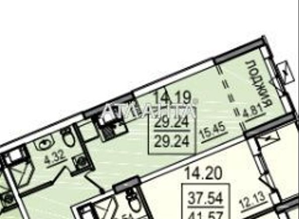 1-room apartment apartment by the address st. Dacha Kovalevskogo Amundsena (area 29,1 m²) - Atlanta.ua - photo 4