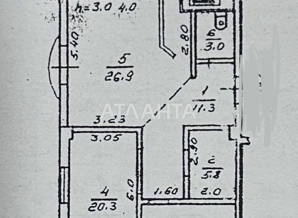 2-кімнатна квартира за адресою вул. Тіниста (площа 78,2 м²) - Atlanta.ua - фото 16