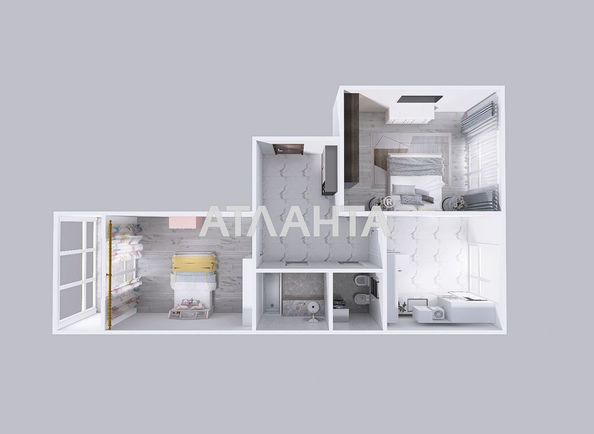 2-комнатная квартира по адресу ул. Промышленная (площадь 57 м²) - Atlanta.ua