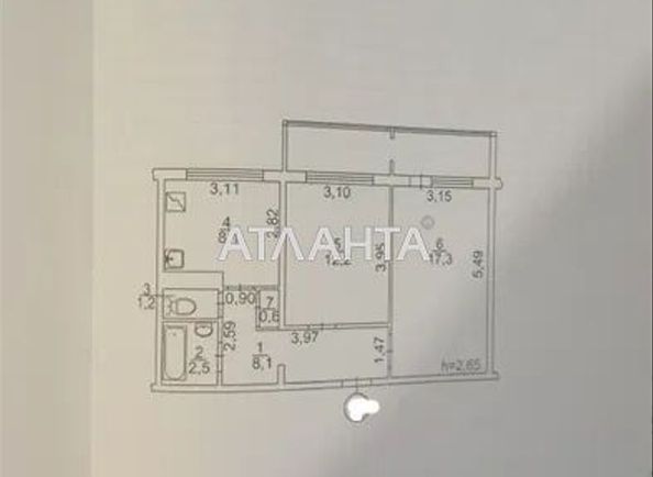 2-кімнатна квартира за адресою вул. Лятошинського (площа 54,2 м²) - Atlanta.ua - фото 13