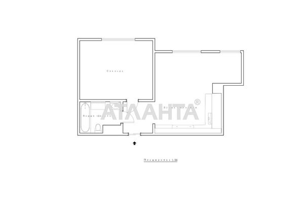 1-room apartment apartment by the address st. Optimisticheskaya (area 44 m²) - Atlanta.ua - photo 30