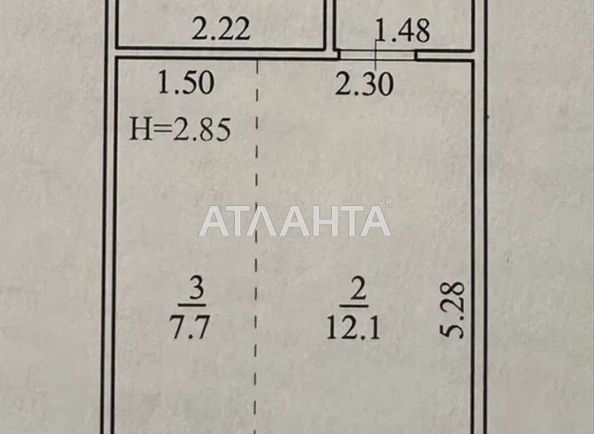1-room apartment apartment by the address st. Dmitriya Lutsenko Kreysera Avrora (area 27 m²) - Atlanta.ua - photo 7