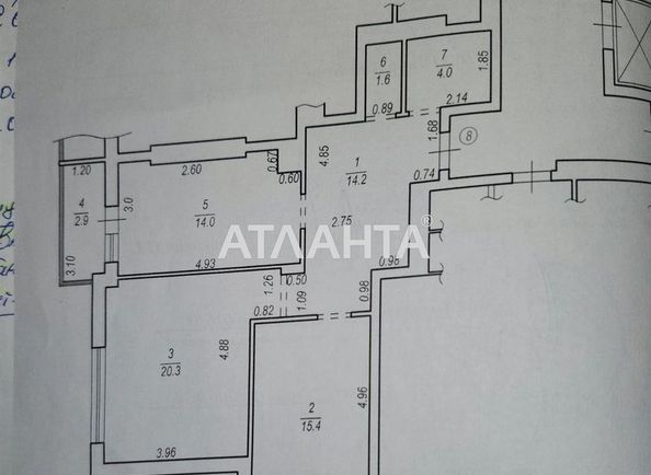 2-кімнатна квартира за адресою вул. Величковського (площа 72,4 м²) - Atlanta.ua - фото 14