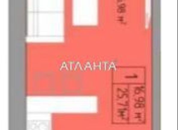 1-room apartment apartment by the address st. Pishonovskaya (area 27,1 m²) - Atlanta.ua - photo 5